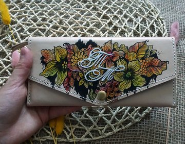 Женский кошелек «Вальс цветов» - фото 4