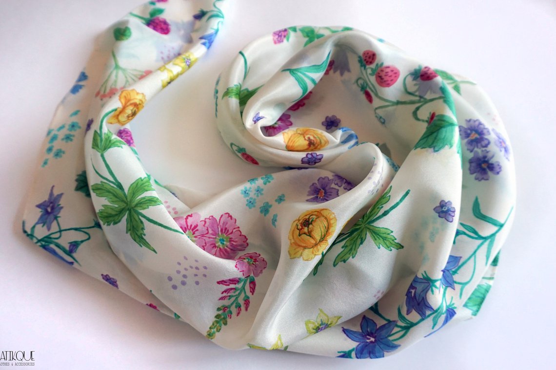 Шейный платок «Полевые цветы» - фото 1