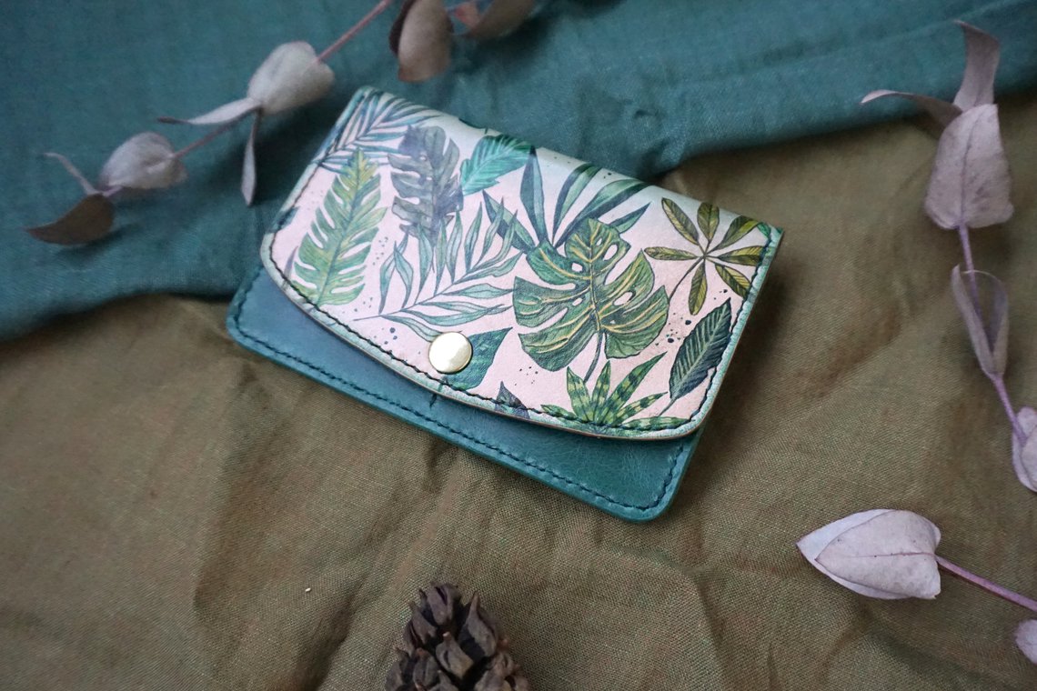 Маленький кошелёк «Тропики» - фото 1