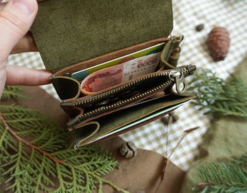 Маленький кошелёк  «Запах осеннего леса 2» - фото 4