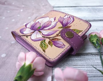 Складной кошелёк "Lilac Magnolia" - фото 3