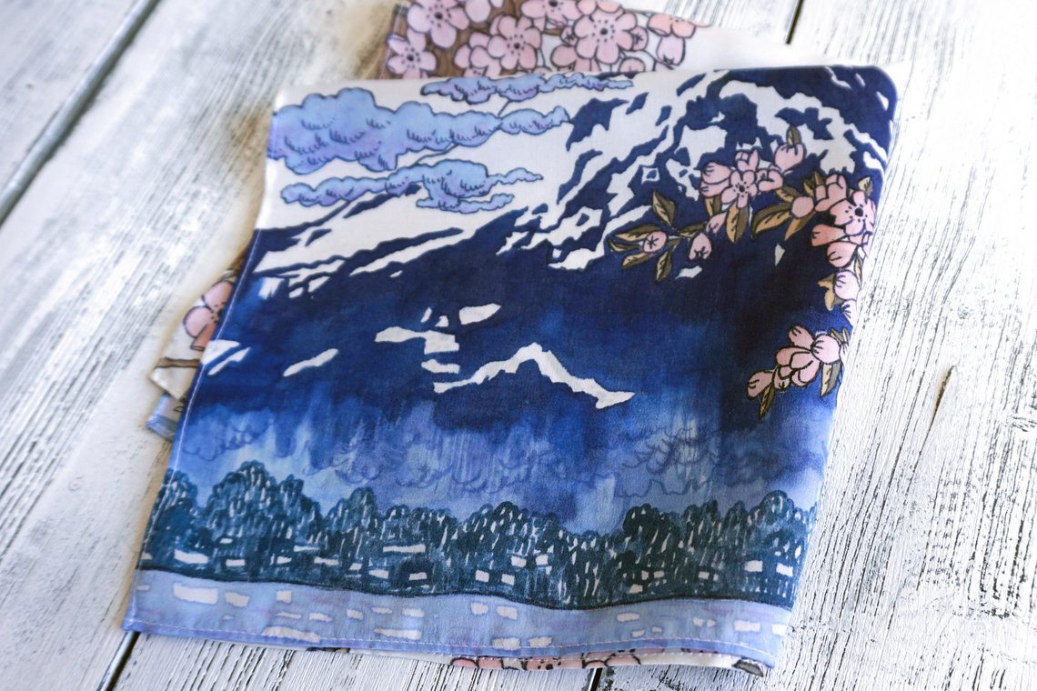 Платок-паше «Гора Фудзи» - фото 1