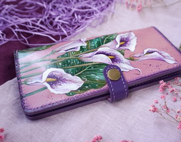 Кошелёк " Purple Calla lilies" - фото 3